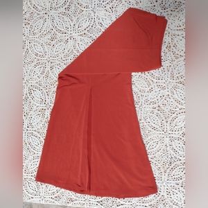 NEW Susan Graver Liquid Knit Gored Petite Maxi Skirt